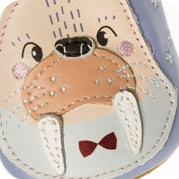 Extra flexible leather slippers Morse