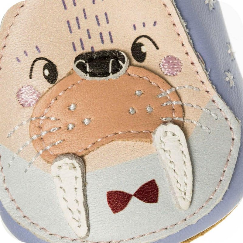 Extra flexible leather slippers Morse