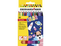 Felt-tip pen EFA washable in 20 colours.