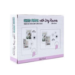 DIY GETROCKNETER BLUMEN FOTORAHMEN HF