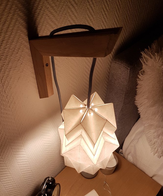 Piccola sospensione in carta Origami Design