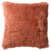 Dutch Decor FLUFFY - Decorative cushion 60x60 cm - Super soft - XL cushion - Muted Clay - Pink