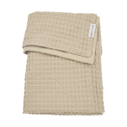 Deken Waffle Cotton Sand