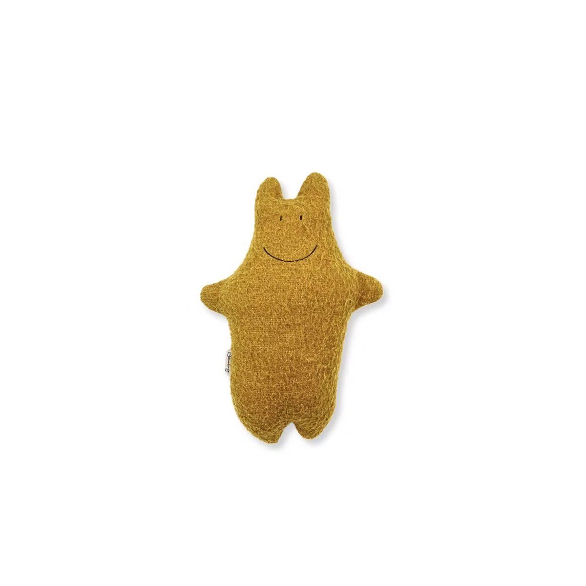 Peluche Bébé Hippo - Couverture en laine vintage - Vert mousse