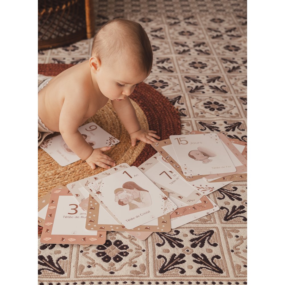 Cartes étapes d'Allaitement