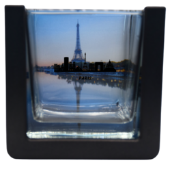 Vela perfumada sorpresa - Ciudades - París - 235 gr de cera vegana con manteca de karité