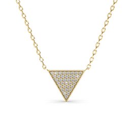 Veron Pendant - Guld og Krystal