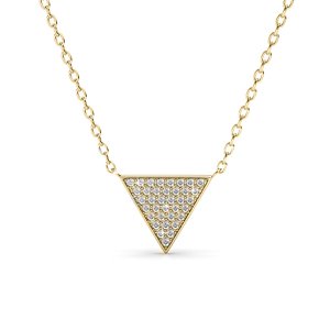 Veron Pendant - Gold and Crystal