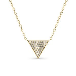 Veron Pendant - Gold and Crystal