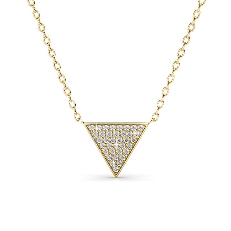 Veron Pendant - Guld og Krystal