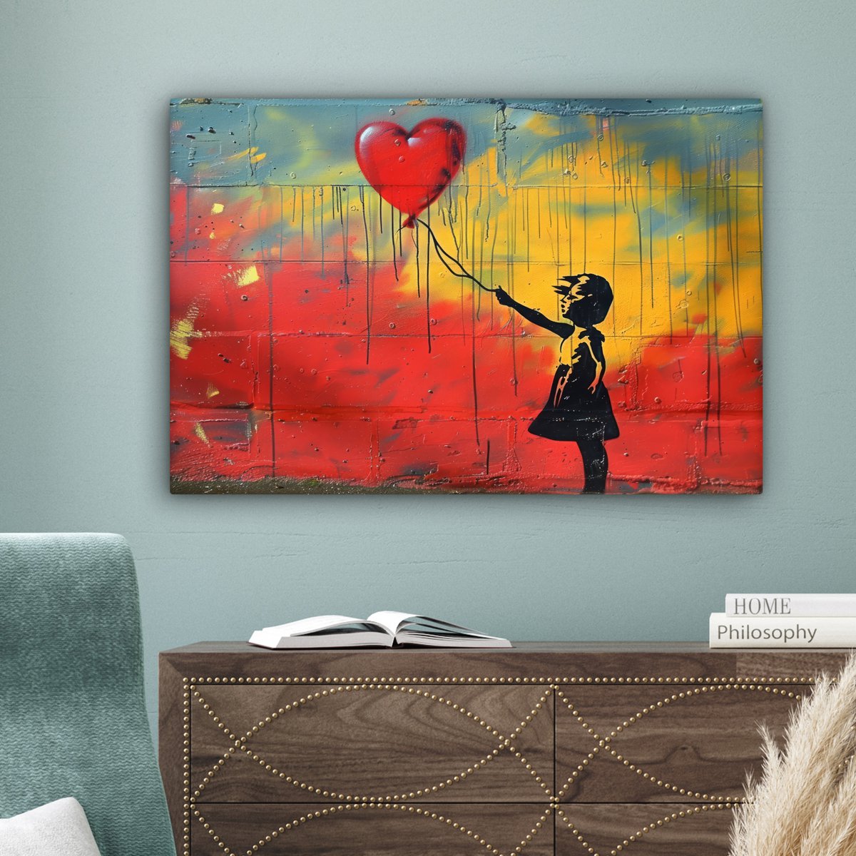 Leinwand Malerei - Wanddekoration Banksy Sty