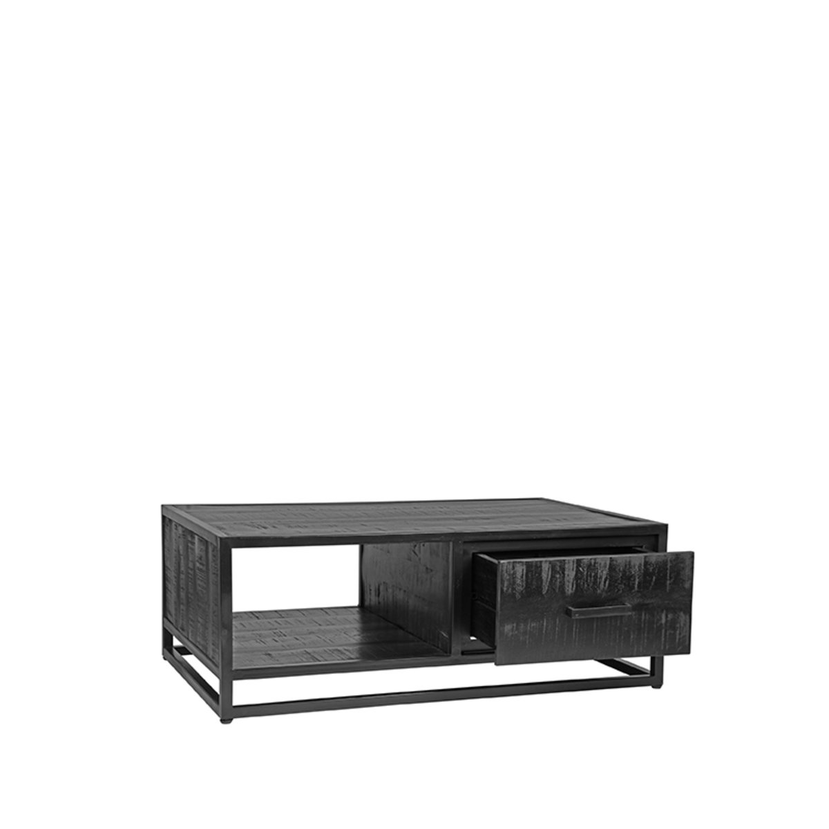 Hazer Chili Couchtisch – Schwarz – Mangoholz – 110 cm 110 x 40 x 70 cm