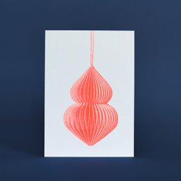 Postcard Risogramma - Gioielli Orange - Din A6