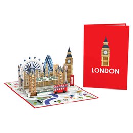 Pop-upkaart van Londen