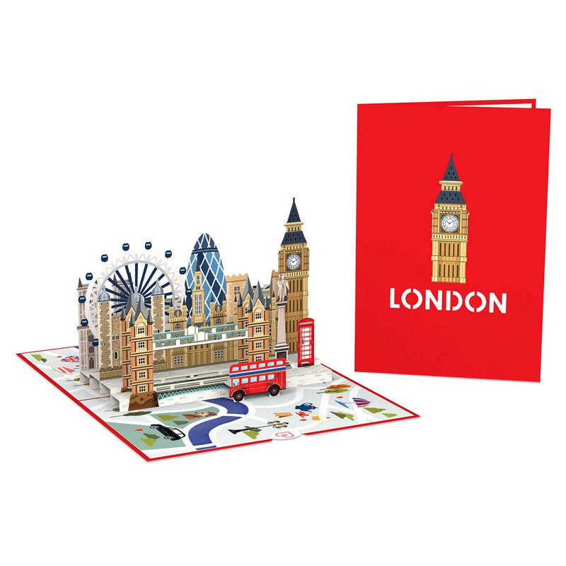Pop-upkaart van Londen