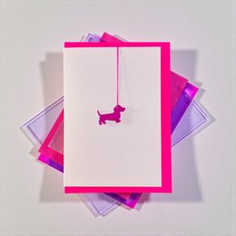 Hang Me Happy * Little Wiener neon pink
