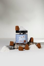Meersalz-Schokoladentrüffel Geschenkglas 130g | Luxuriöse Meersalzschokolade