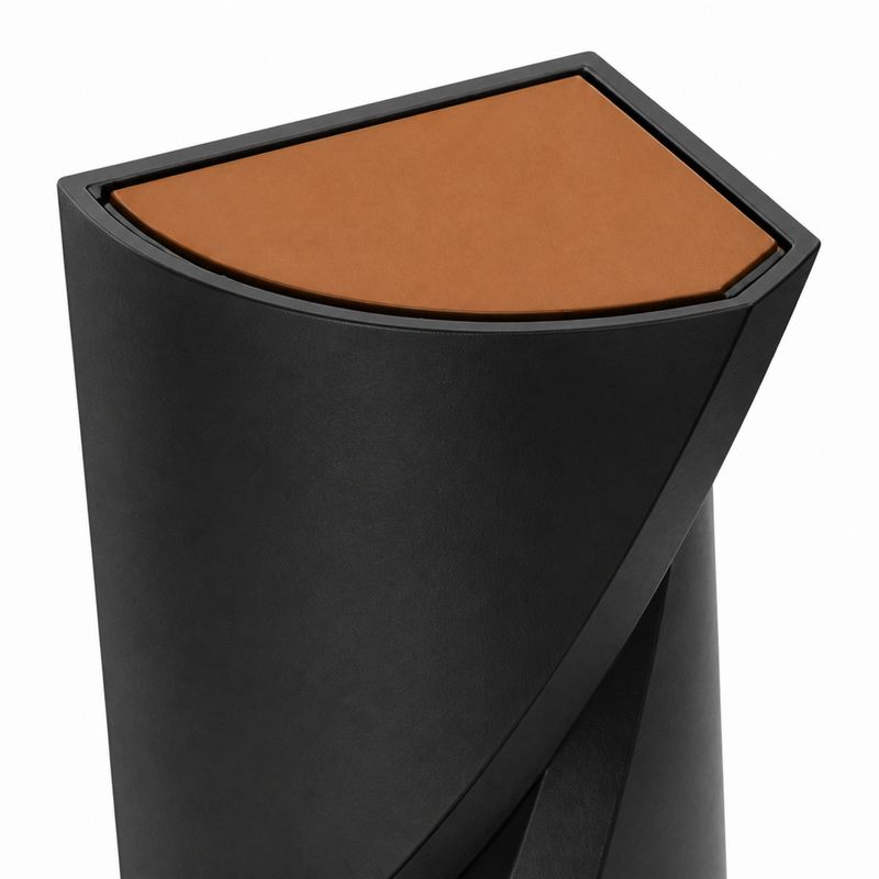Torsiva Vegan Leather Side Table