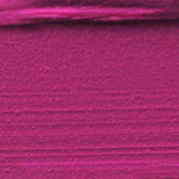 Long-lasting liquid lipstick in a vibrant magenta shade.