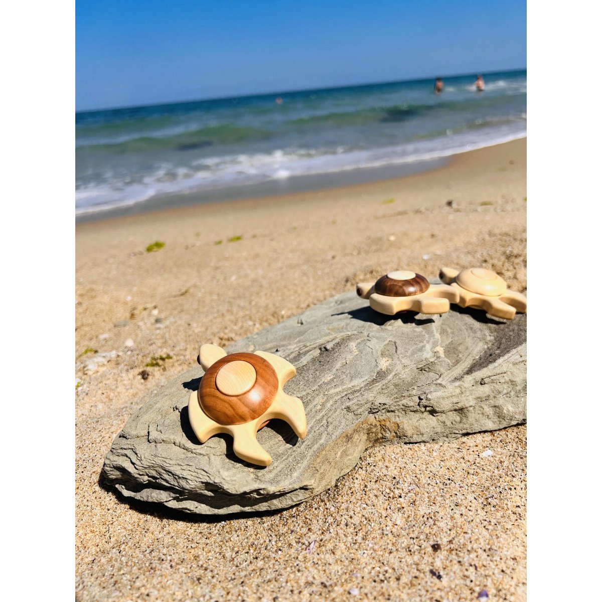 Jouet Tortue de Mer - Tortuga en Bois
