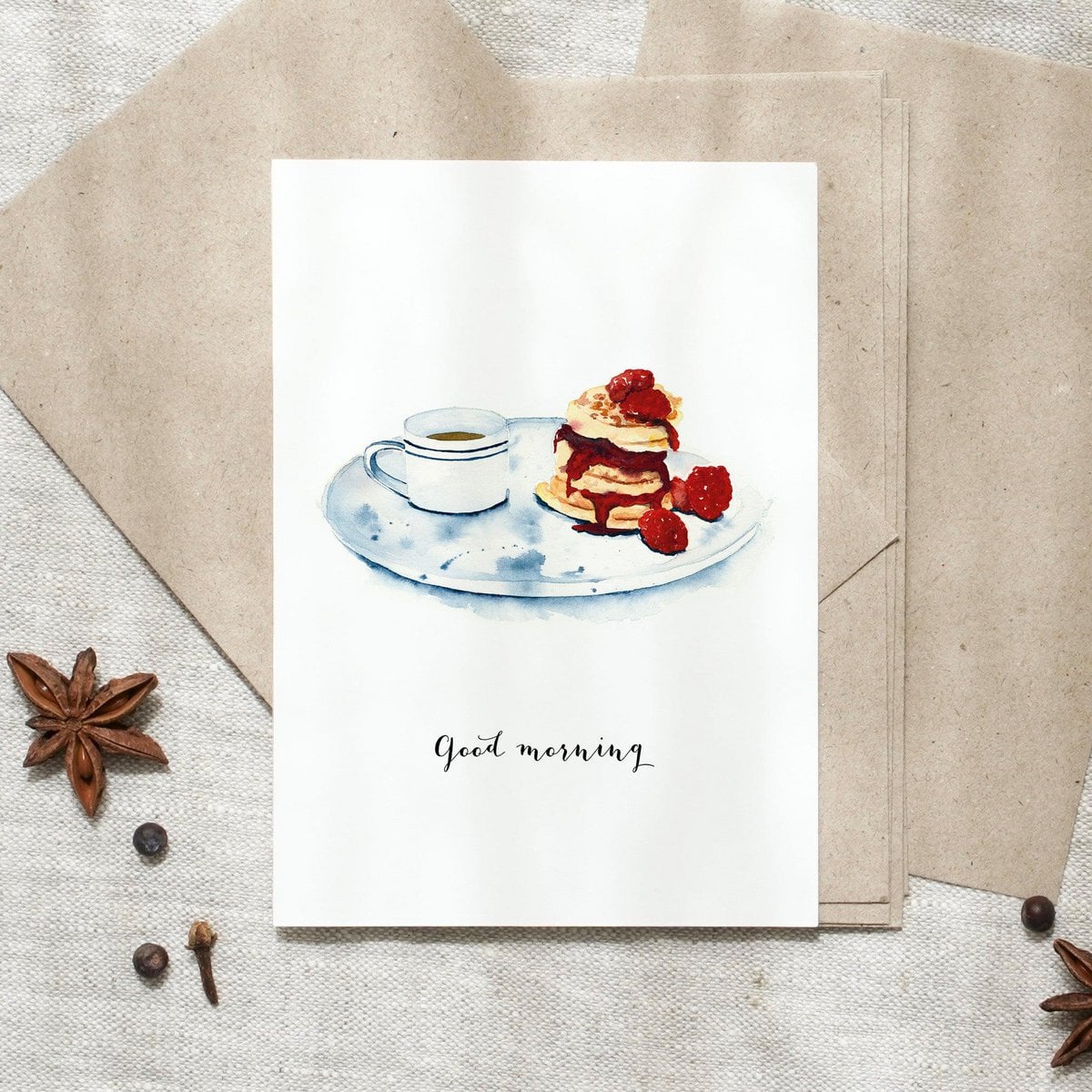 Briefkaart Goedemorgen