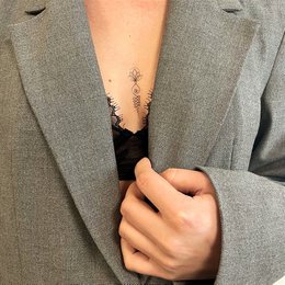 Tijdelijke tattoo: Zwarte Mandala