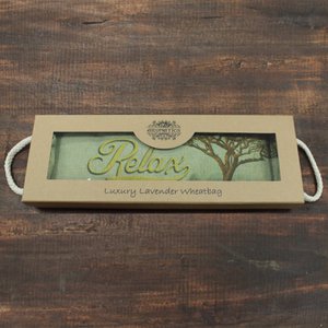 Luxuriöser Lavendel-Weizenbeutel in Geschenkbox – Cornfield RELAX