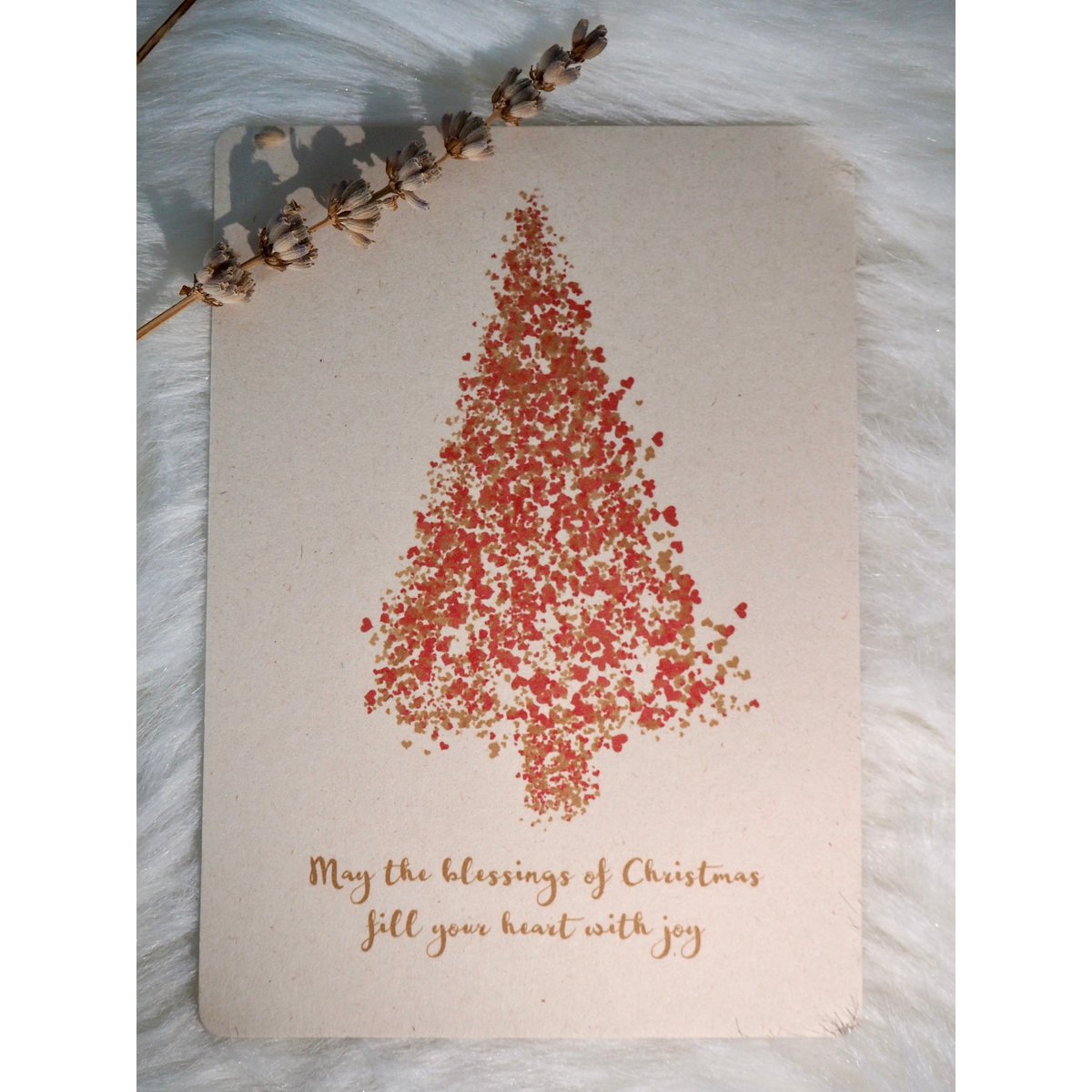 Christmas card 'Heart Christmas tree'