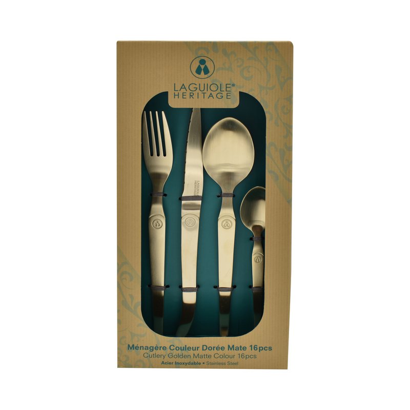 Ménagère or champagne 16 pcs