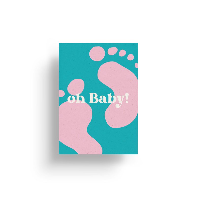 Greeting card Oh baby