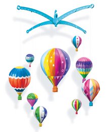 Bemalen Sie Ihre eigenen mobilen Heißluftballons