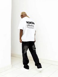 T-shirt "Reverse" 100% Cotone Vestibilità Oversize Made in Italy