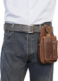 Beltpose Cognac Leather Leather Hip Bag Leather Fanny Pack Festival