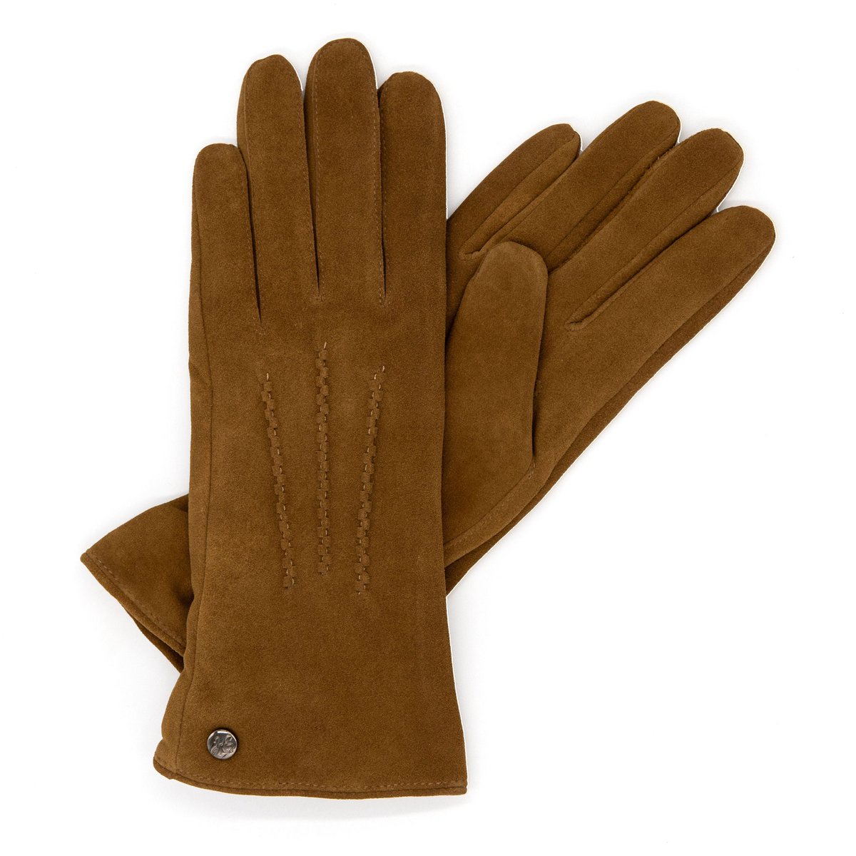 LEYLA – suede women’s gloves with cashmere wool lining