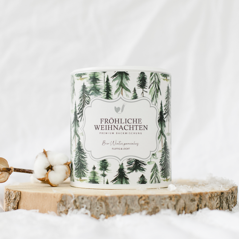 Organic baking mix Organic winter pancakes “Merry Christmas”