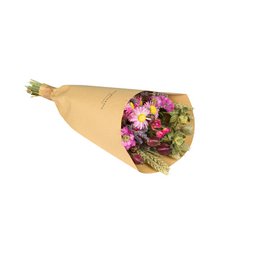 Trockenblumen-Feldstrauß – Rosa