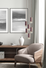 Lampe/én træ 6-lys lysekrone