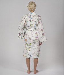 Sateen Bathrobe Kimono Midsummer