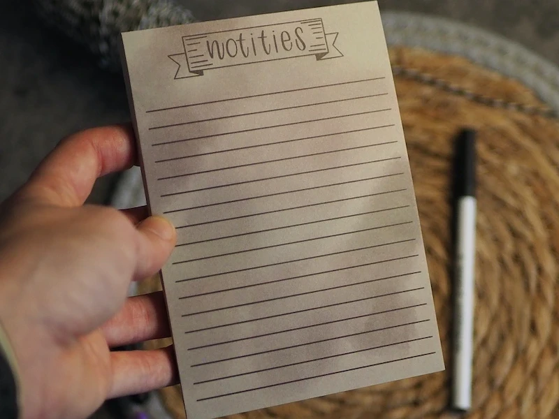 Noteblok - Noter