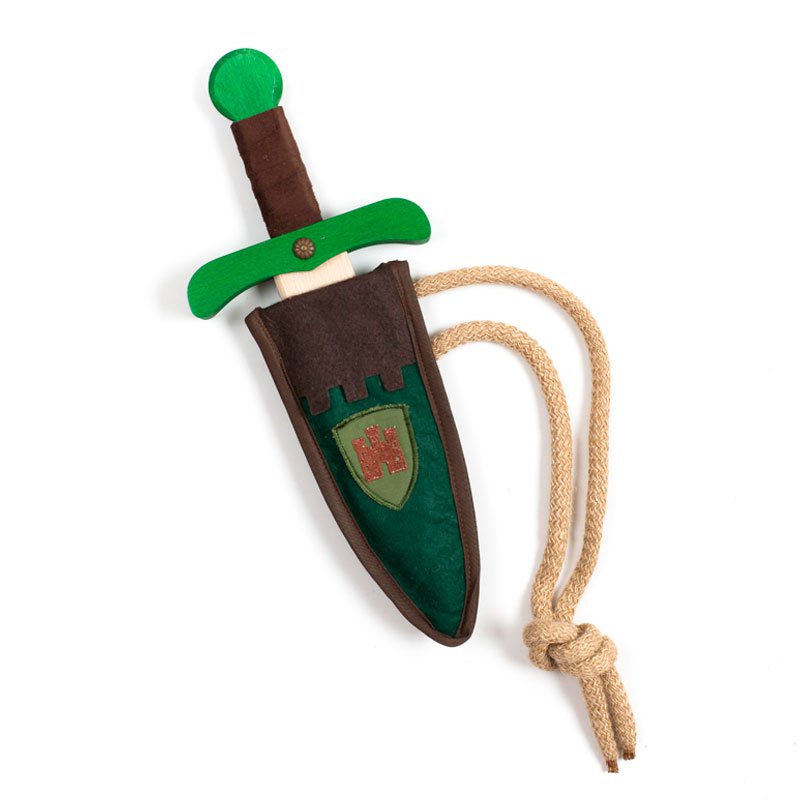 DAGGER KAMELOT + BROWN/GREEN POUCH - ST405F