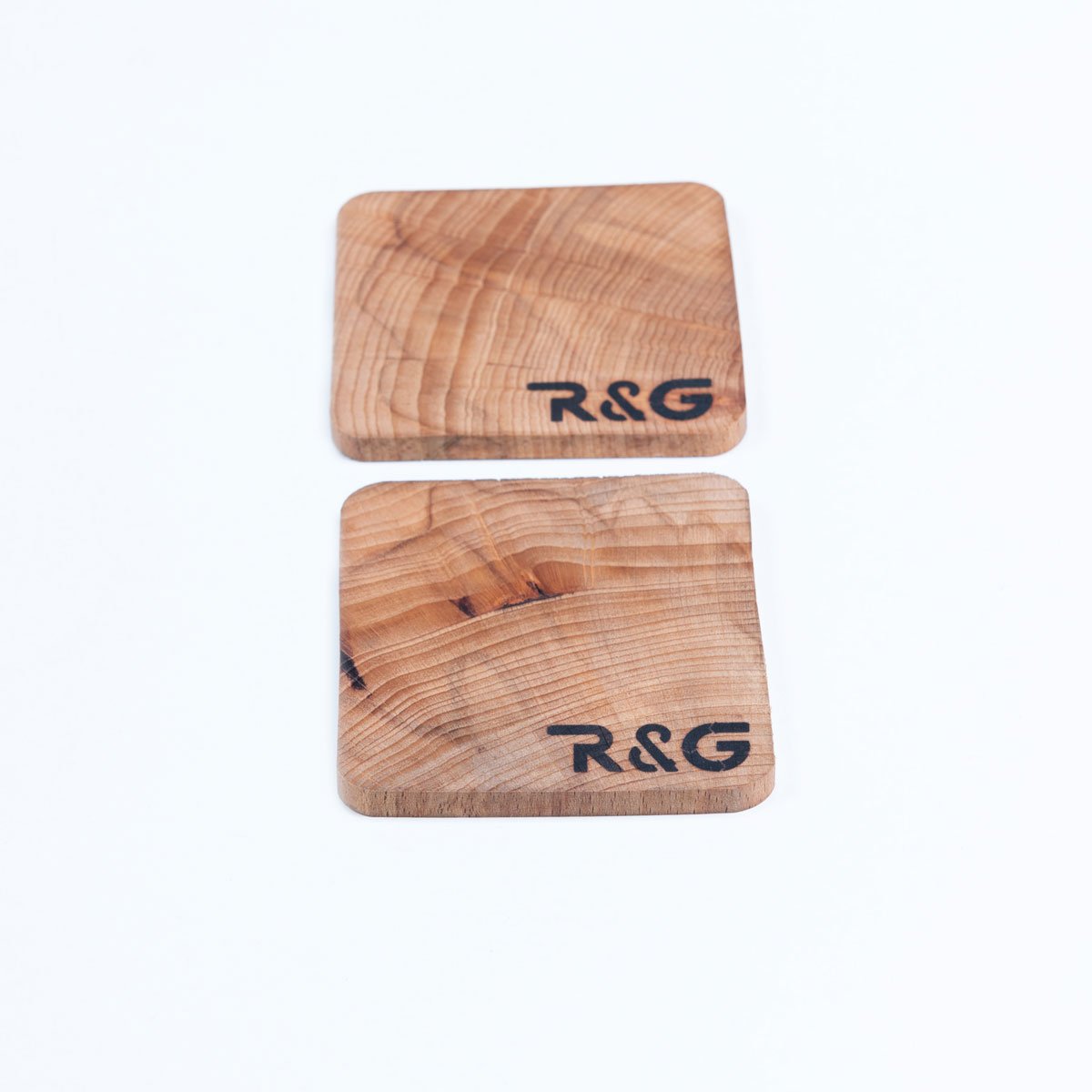 Untersetzer "R & G" - Zwei