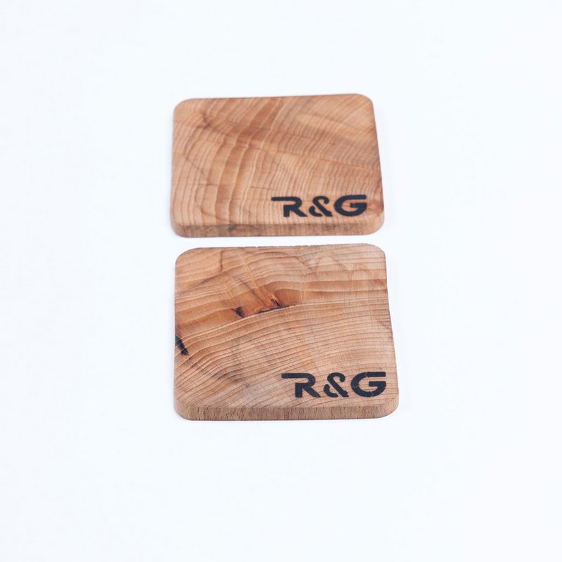 Untersetzer "R & G" - Zwei