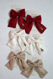 Árbol de Navidad Lazos para el cabello grandes o midi