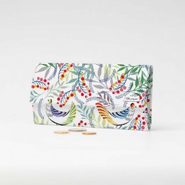 FLORALITY BIRD TyvekÂ® Pap Wallet XL / Clutch Wallet