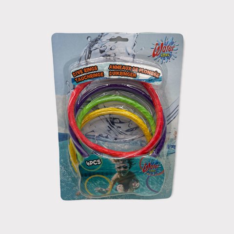 Versauter Vergnügen - Wasserzonen -Tauchringe - 15 cm - 1 Stück