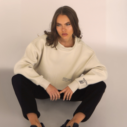 Hoodie "BAD GIRLS GO TO PARIS" - Beige