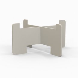 Rocket (candele) standard - 130x60mm - beige / grigio chiaro