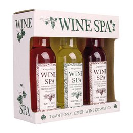 Zestaw upominkowy Wine Spa prysznic/wanna/włosy 3 x 200 ML