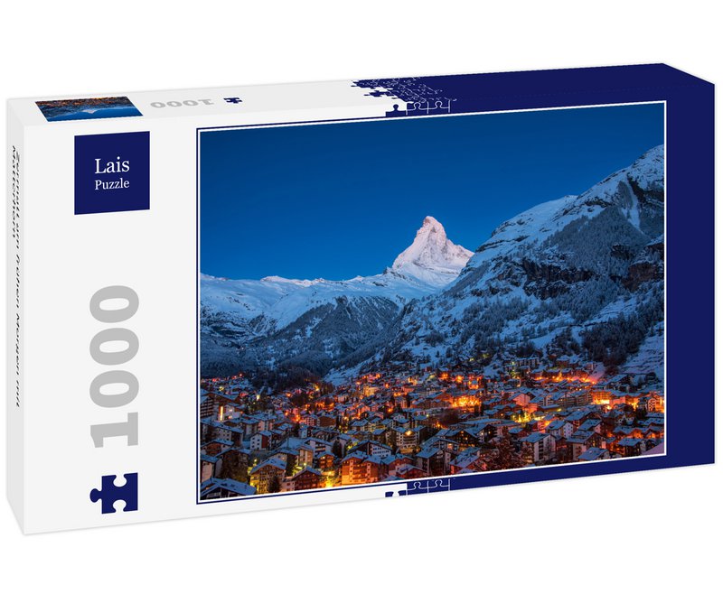Lais Puzzle Zermatt am frühen Morgen mit Matterhorn 1000 Teile