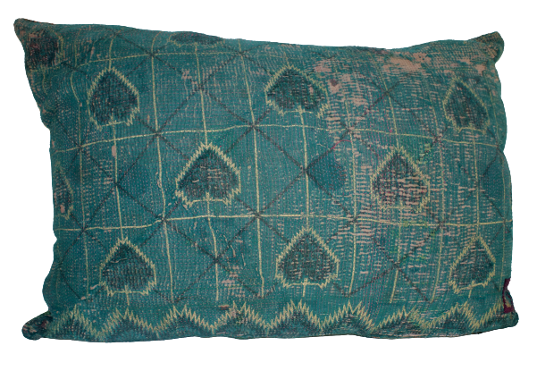 Funda de cojín Vintage Kantha Grande BB-107